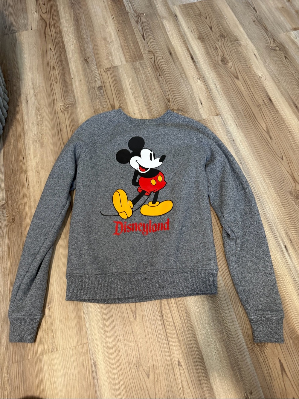 Disney Gray Crewneck Sweatshirt